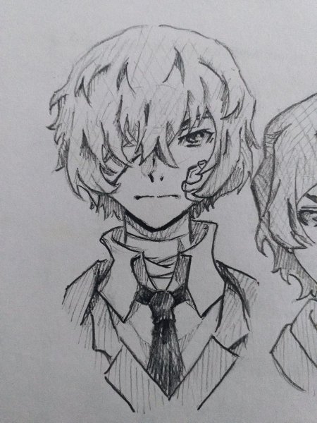 Дадзай Осаму легкий арт