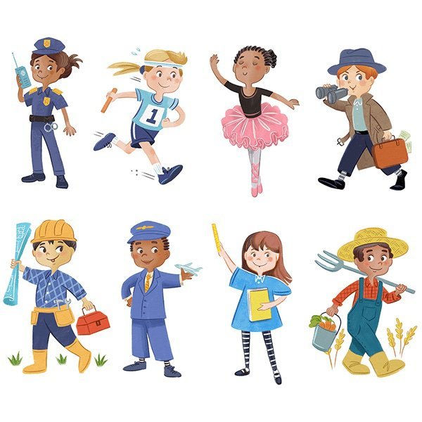 Профессии мультяшные