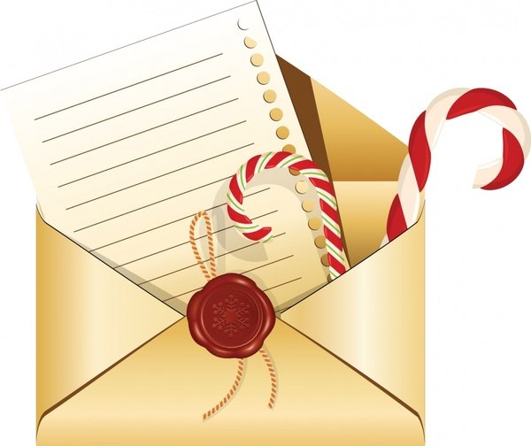 Открытый конверт