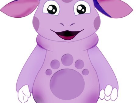 Лунтик на прозрачном фоне