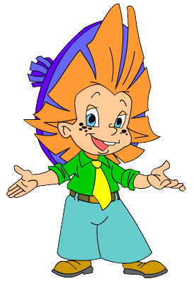 Незнайка на белом фоне