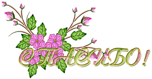 Благодарю надписи