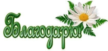 Стикеры спасибо с цветами