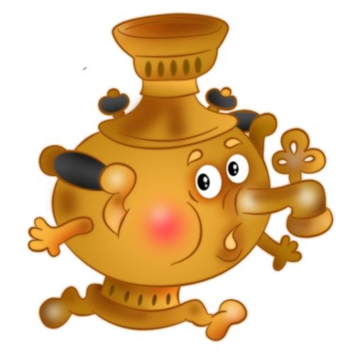 Самовар Масленица вектор