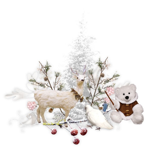 Зимний клипарт на прозрачном фоне