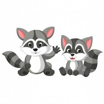 Енот вектор