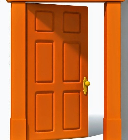 Дверь мультяшный