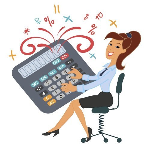 Бухгалтер мультяшный