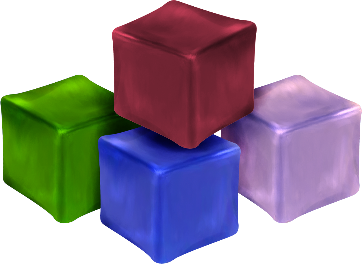 Пластилин кубики