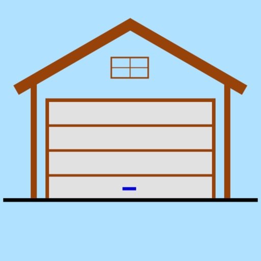 Гараж на прозрачном фоне