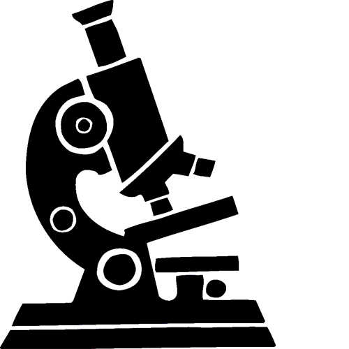 Микроскоп силуэт