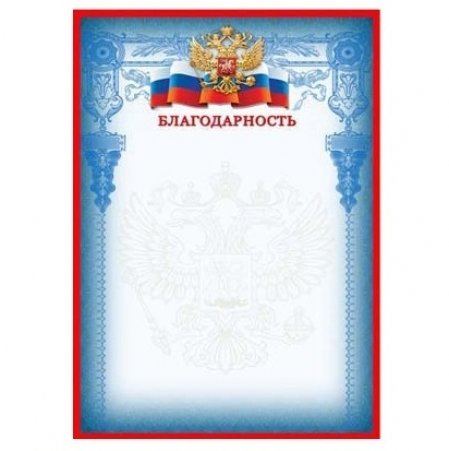 Рамка для благодарственного письма