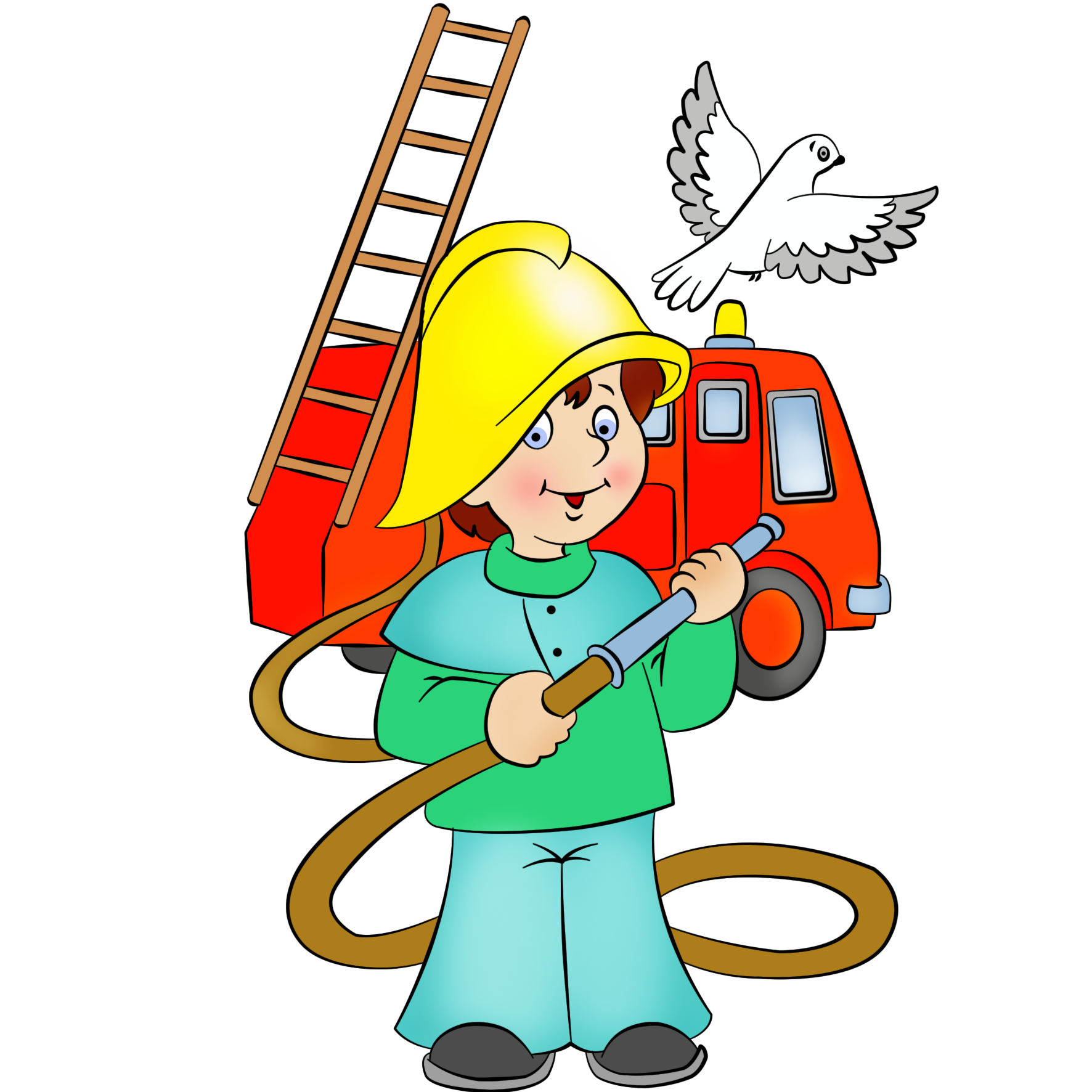 Картинка огнетушитель для детей на прозрачном фоне
