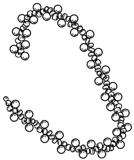 Бусы раскраска