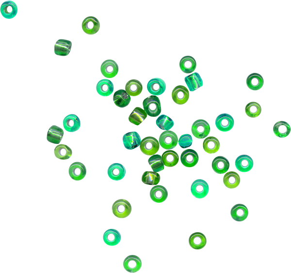 Бисер на прозрачном фоне