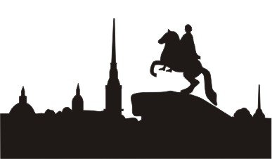 Силуэты Санкт-Петербурга Петропавловская крепость