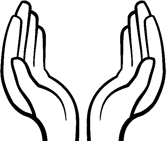 Ладонь раскраска для детей