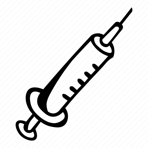 Шприц схематично