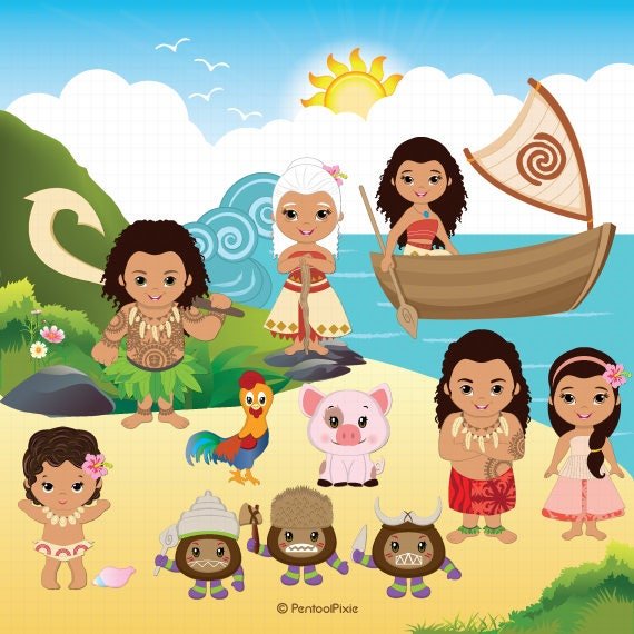 Персонажи Моаны Мауи