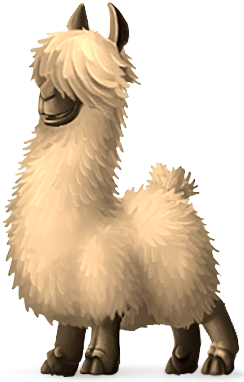 Мультяшная лама 3д