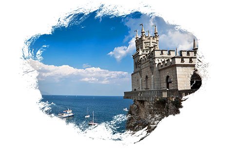 Клипарт Ласточкино гнездо Крым