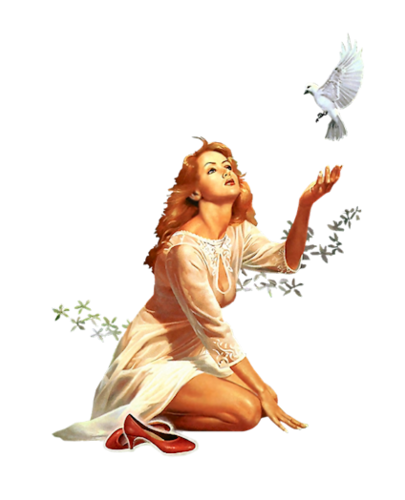 Ассоль на прозрачном фоне