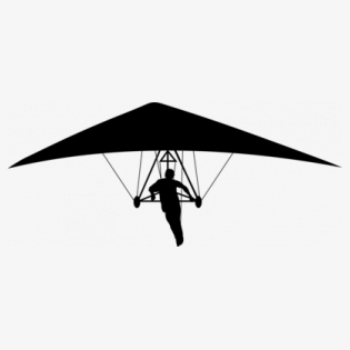 Дельтаплан силуэт