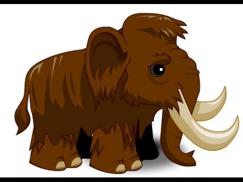 Мамонт без фона