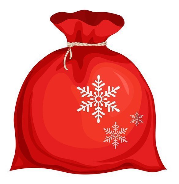 Новогодний мешок для подарков