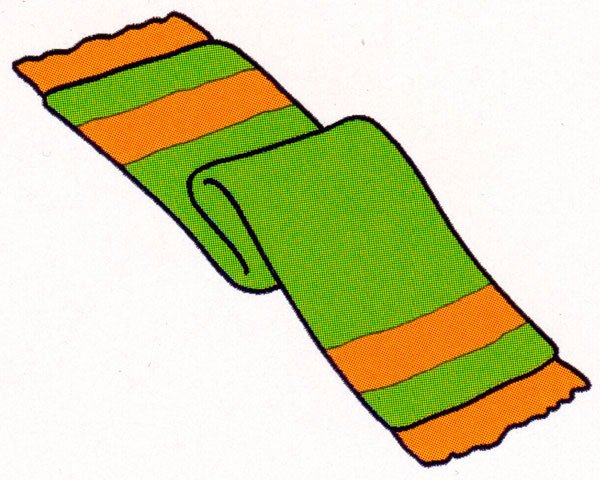 Широкий шарф для детей