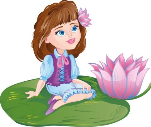 Отрисовки Дюймовочка