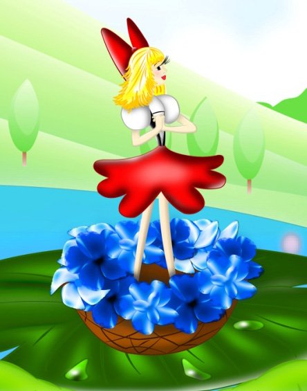 Дюймовочка для дошкольников