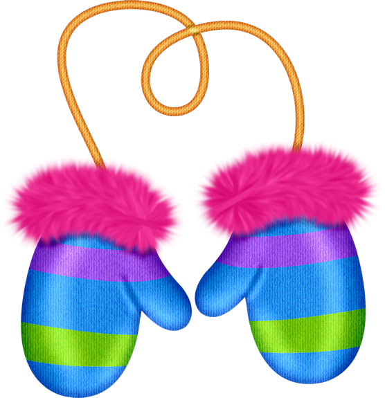 Варежки мультяшные