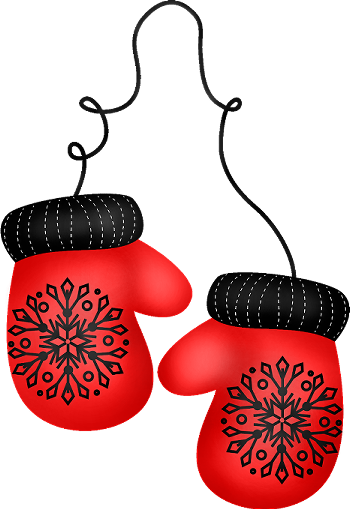 Стикеры варежки