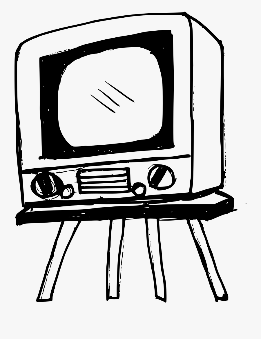Как нарисовать старый телевизор