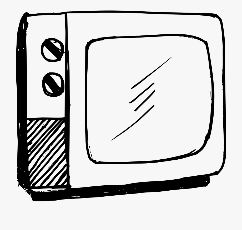 Как нарисовать старый телевизор