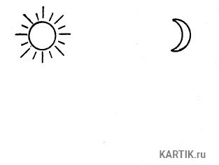 Картинки дорисуй солнце