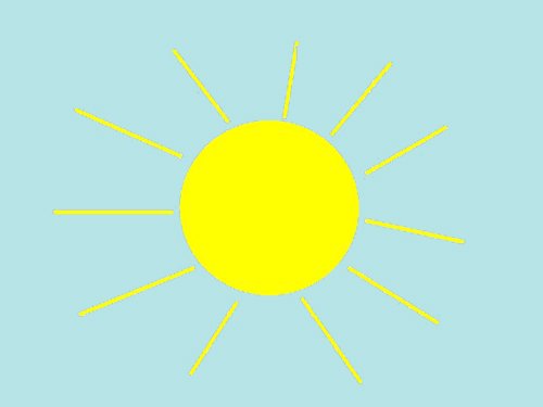 Солнце для рисования