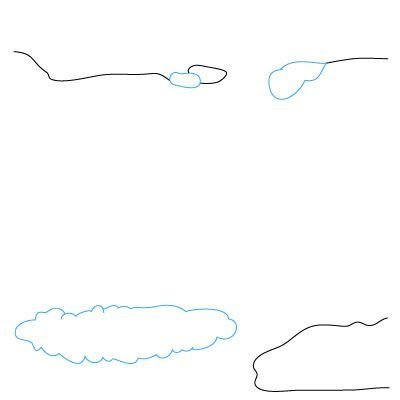 Как нарисовать реку карандашом поэтапно