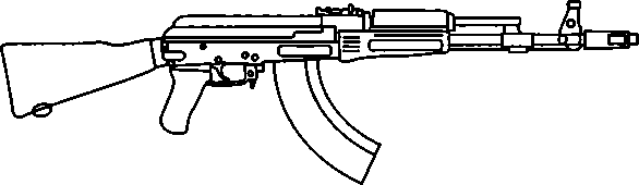 Ак74 автомат чертеж