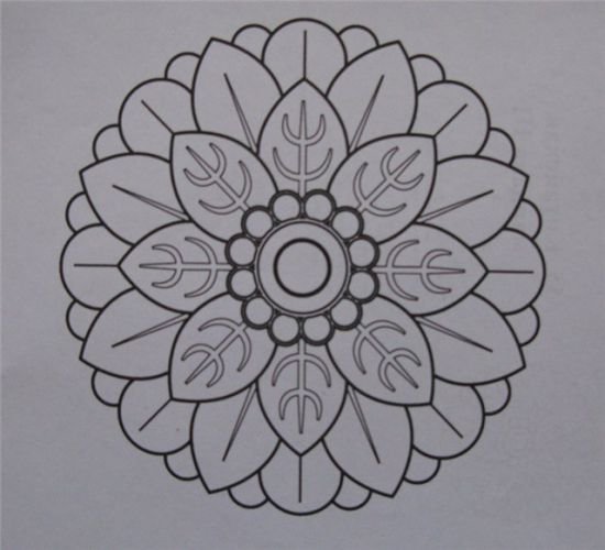 Рисования техника мандал для начинающих