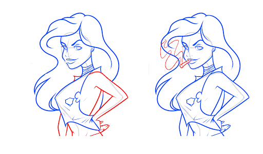 Рисуем поэтапно Ариэль