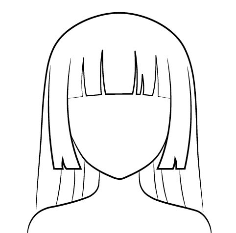 Челки для рисования