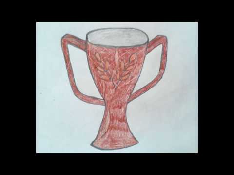 Нарисовать Кубок карандашом поэтапно