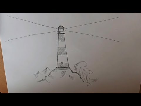 Маяк рисовать пошагово