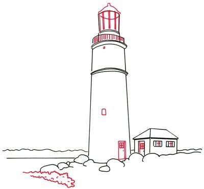 Маяк схематически