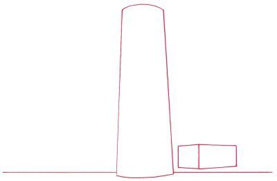 Рисуем Маяк карандашом поэтапно для начинающих