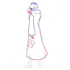 Нарисовать Конан карандашом поэтапно