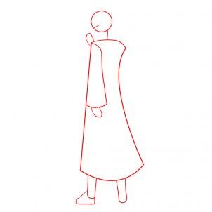 Конан нарисовать поэтапно