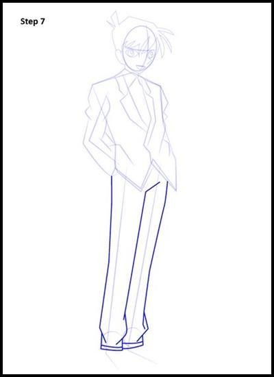 Конан рисовка поэтапно